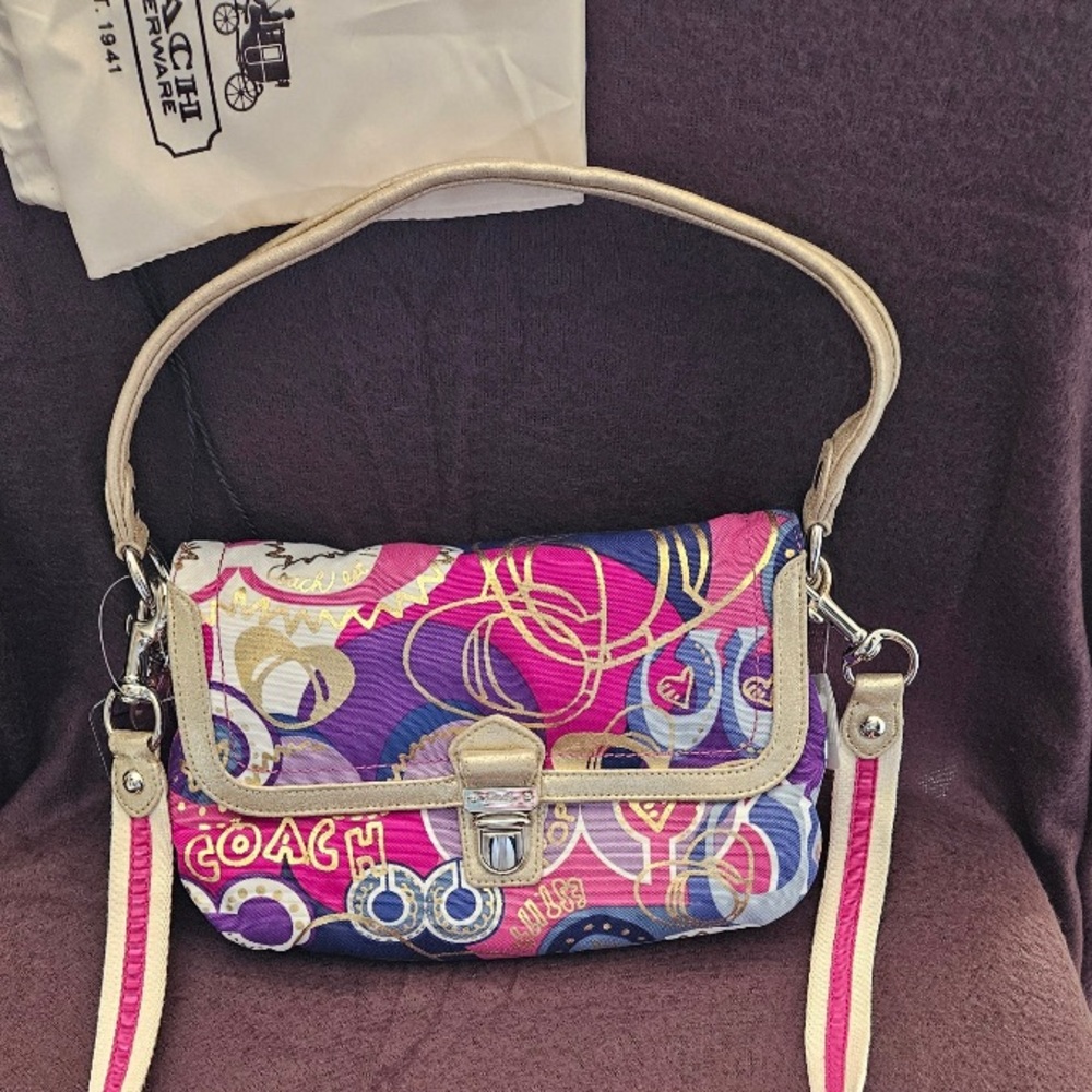 New Coach Purse SV/Multicolor